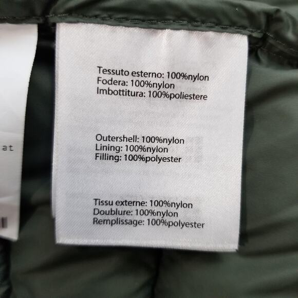 Save The Duck Jacket Mens XL Tan Ultralight Puffer Plumtech Animal Free Quilted - Picture 7 of 13